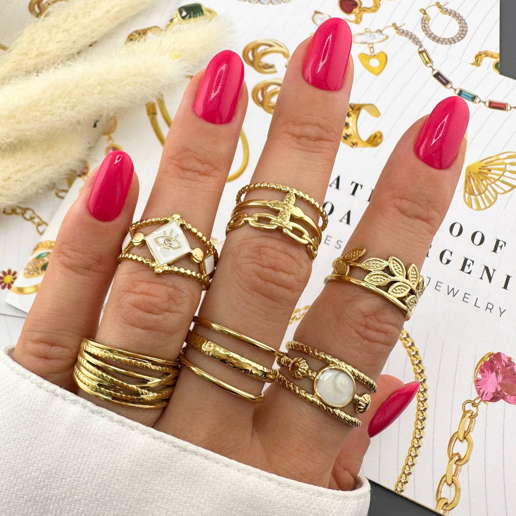 Örök Ragyogás, 18K Gold Plated Steel