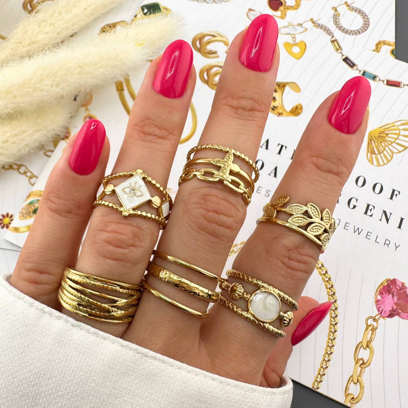 Örök Ragyogás, 18K Gold Plated Steel