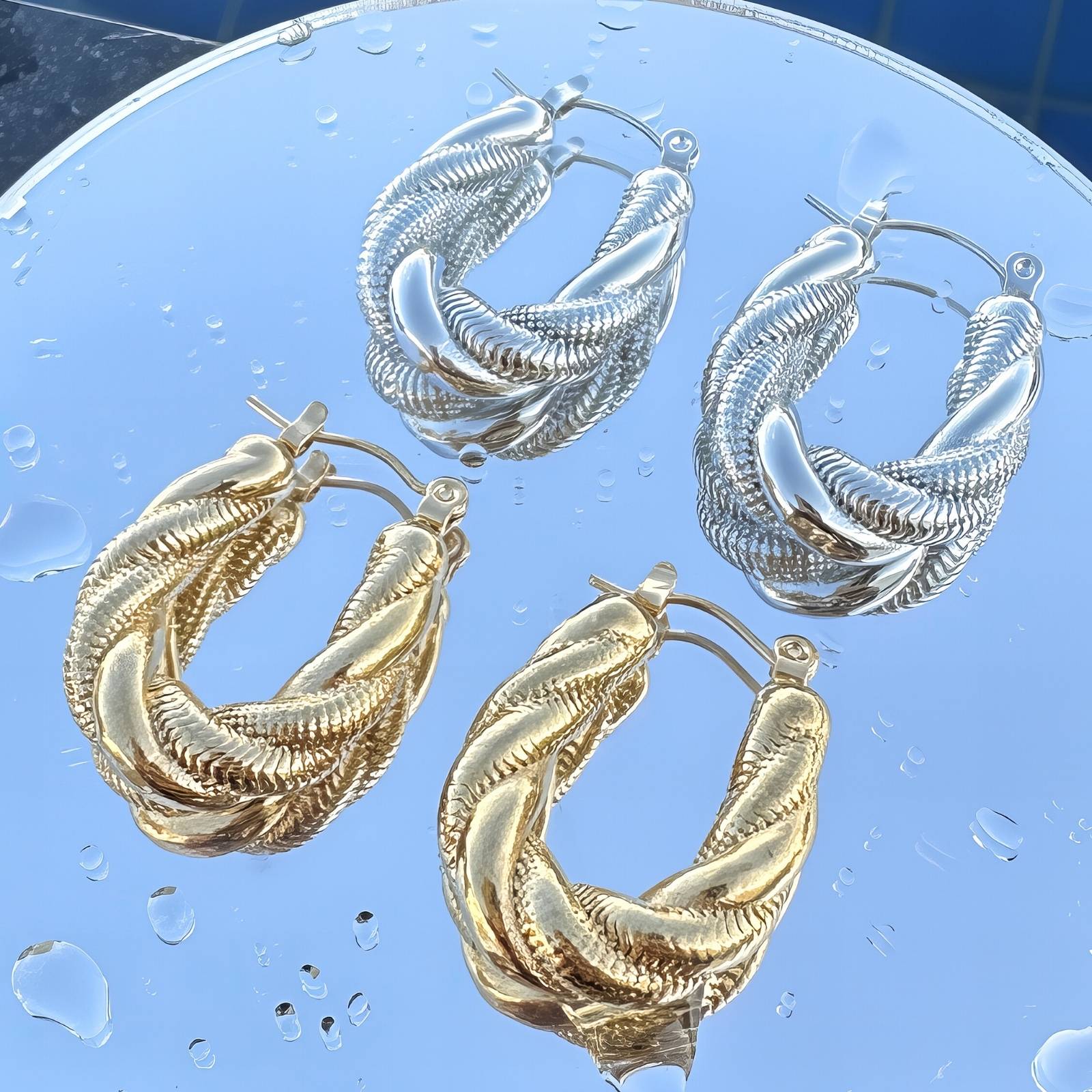 Earrings, Stainless Steel