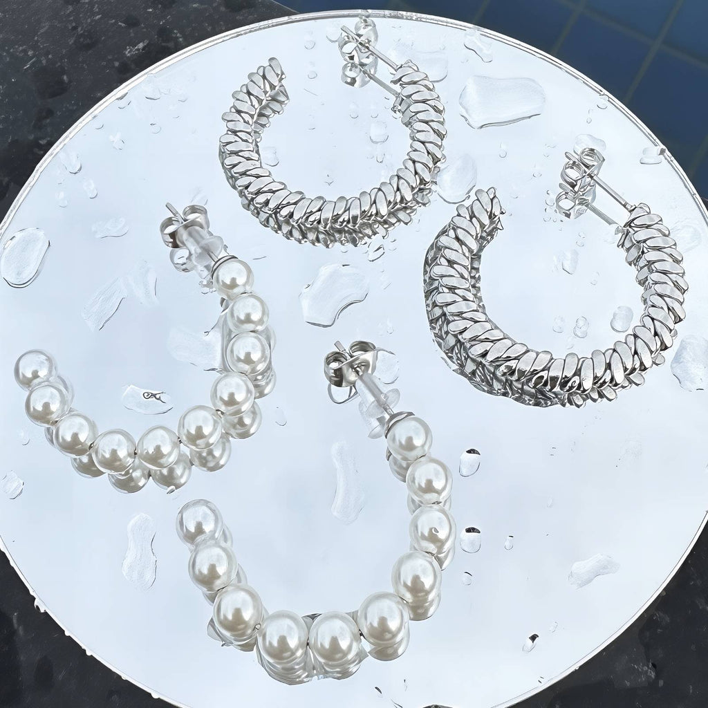 Earrings, Stainless Steel