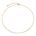 Necklace, 18K Gold Plated Steel