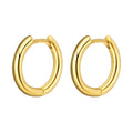 Earrings, 18K Gold Plated Steel