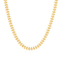 Hearts Necklace, 18K Gold Plated Steel