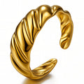 Selyemút, 18K Gold Plated Steel