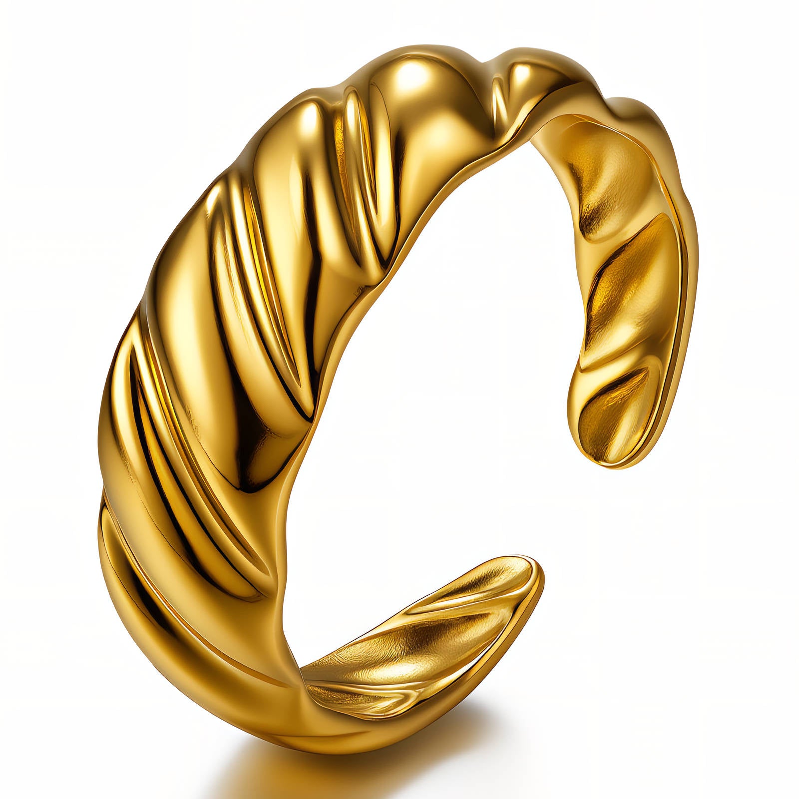 Selyemút, 18K Gold Plated Steel