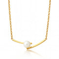Necklace, 18K Gold Plated Steel