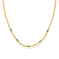 Necklace, 18K Gold Plated Steel