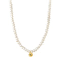 Necklace, 18K Gold Plated Steel