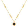 Necklace, 18K Gold Plated Steel