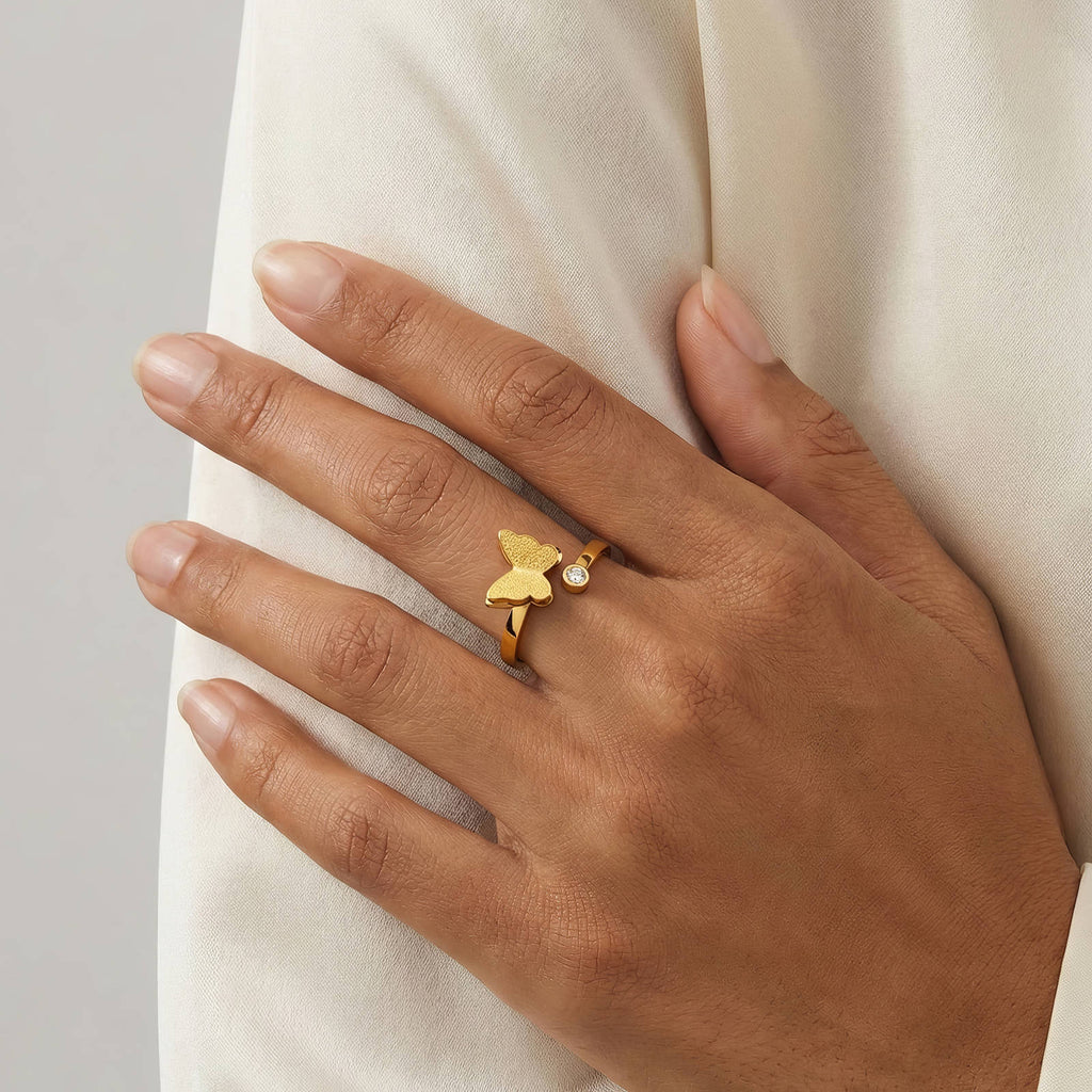 Csillagfény, 18K Gold Plated Steel