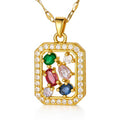 Necklace, 18K Gold Plated Steel