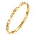 Bracelet, 18K Gold Plated Steel