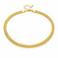 Necklace, 18K Gold Plated Steel