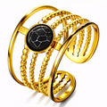 Ring, 18K Gold Plated Steel