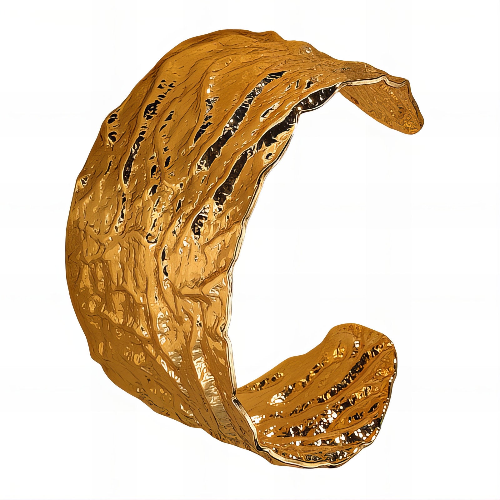 Bracelet, 18K Gold Plated Steel