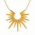 Necklace, 18K Gold Plated Steel