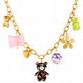 Necklace, 18K Gold Plated Steel