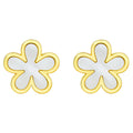 Flower Meadow Earrings, 18K Gold Plated Steel