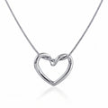 Heart Necklace, Stainless Steel