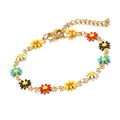 Flowers Bracelet, Stainless Steel