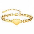 Barátság, 18K Gold Plated Steel