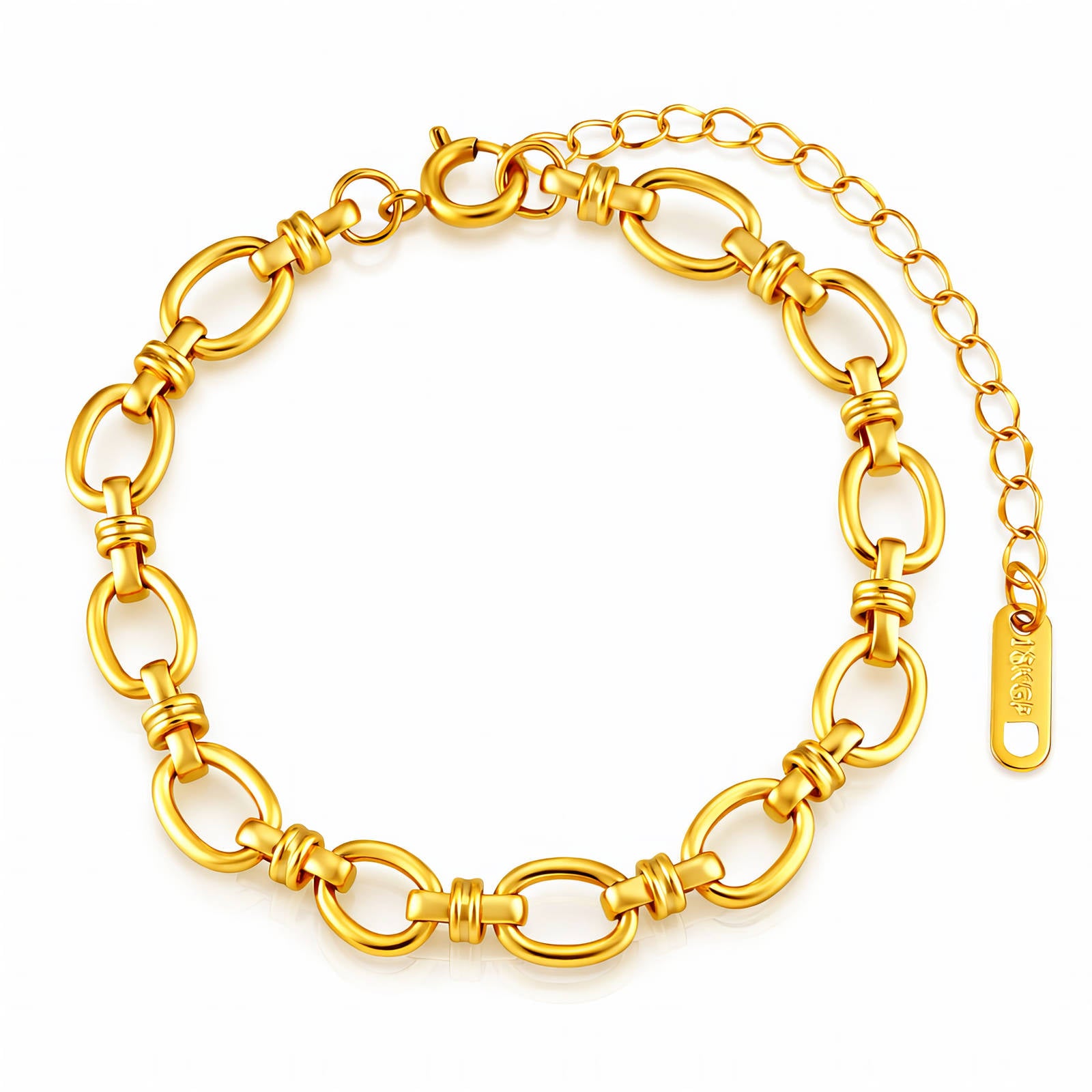 Napsugár, 18K Gold Plated Steel