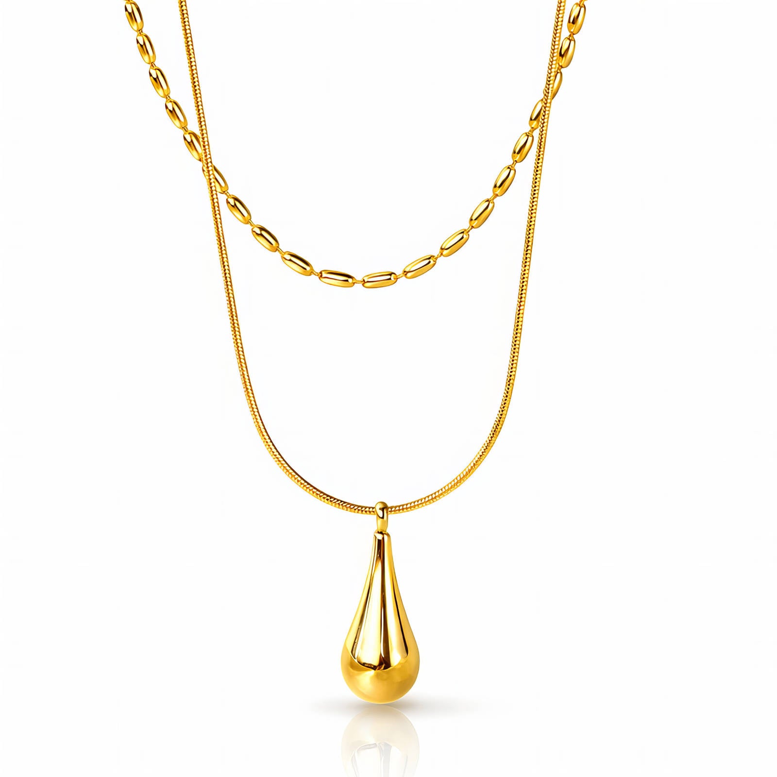 Díva, 18K Gold Plated Steel