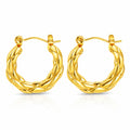 Kifinomult Stílus, 18K Gold Plated Steel