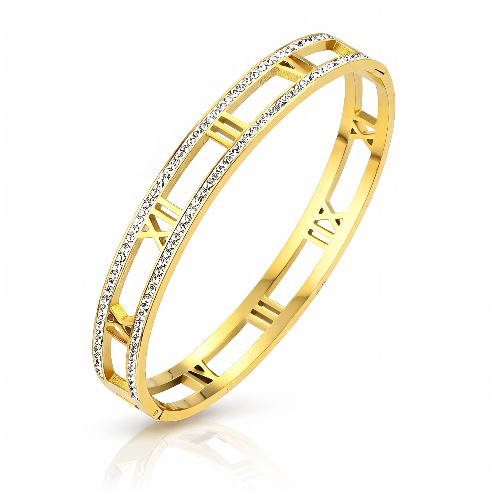 Arany Bilincs, 18K Gold Plated Steel